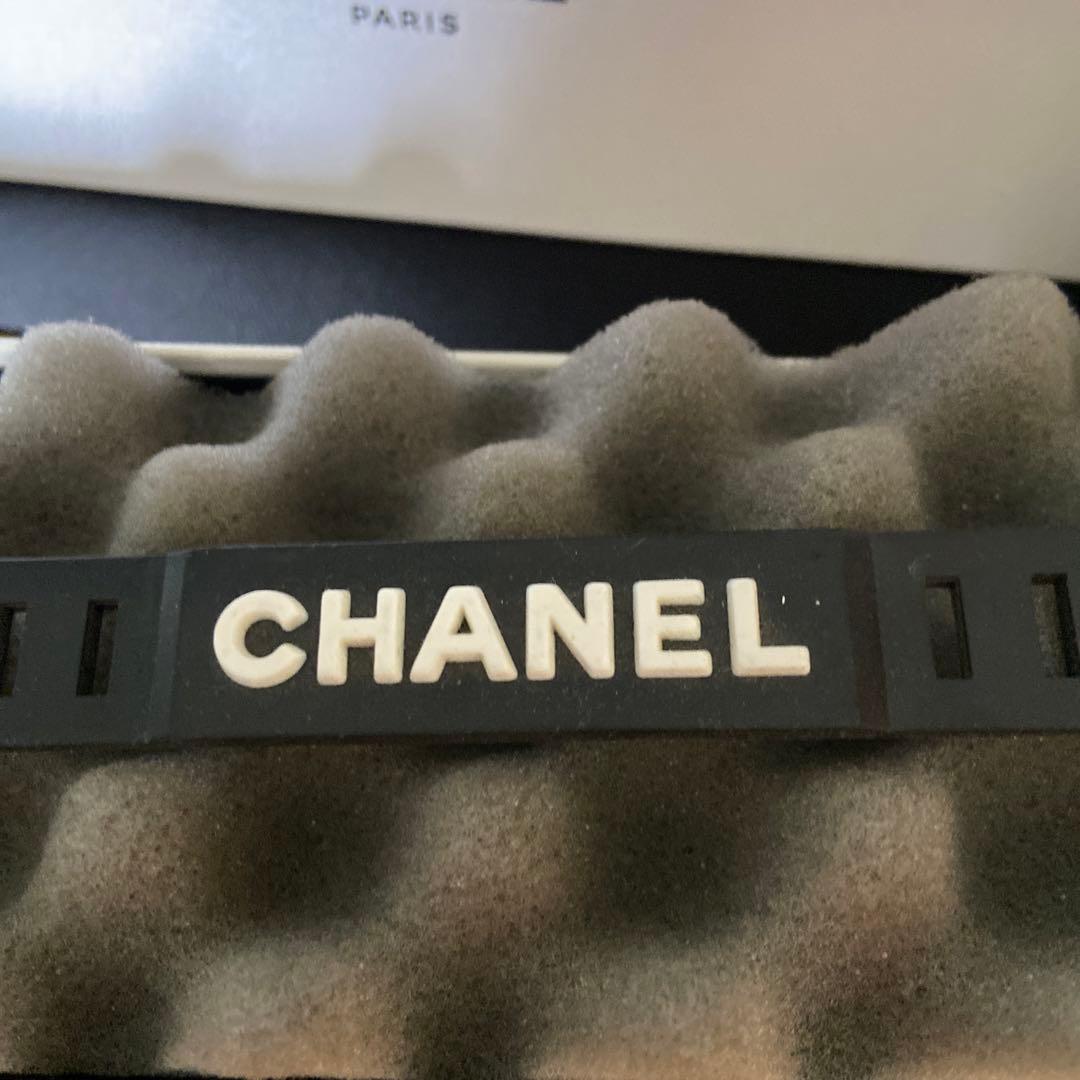 CHANEL シャネル　ラバー　ロゴ　ブレスレット　ベルト