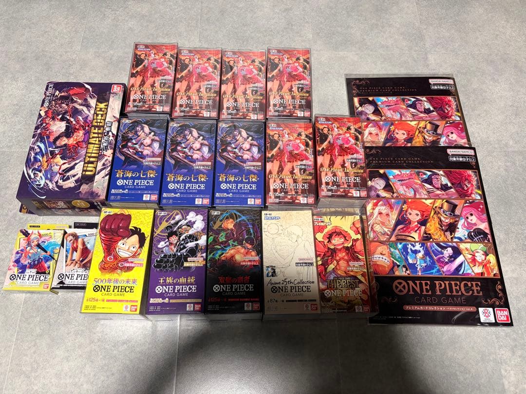 コメント必須　ワンピースカード未開封　BOX まとめ売り　正規品　全てテープ付き