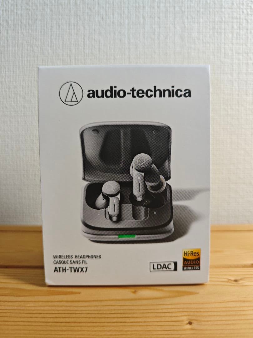 新品未開封 オーディオテクニカ ATH-TWX7 グレー 完全ワイヤレスイヤホン
