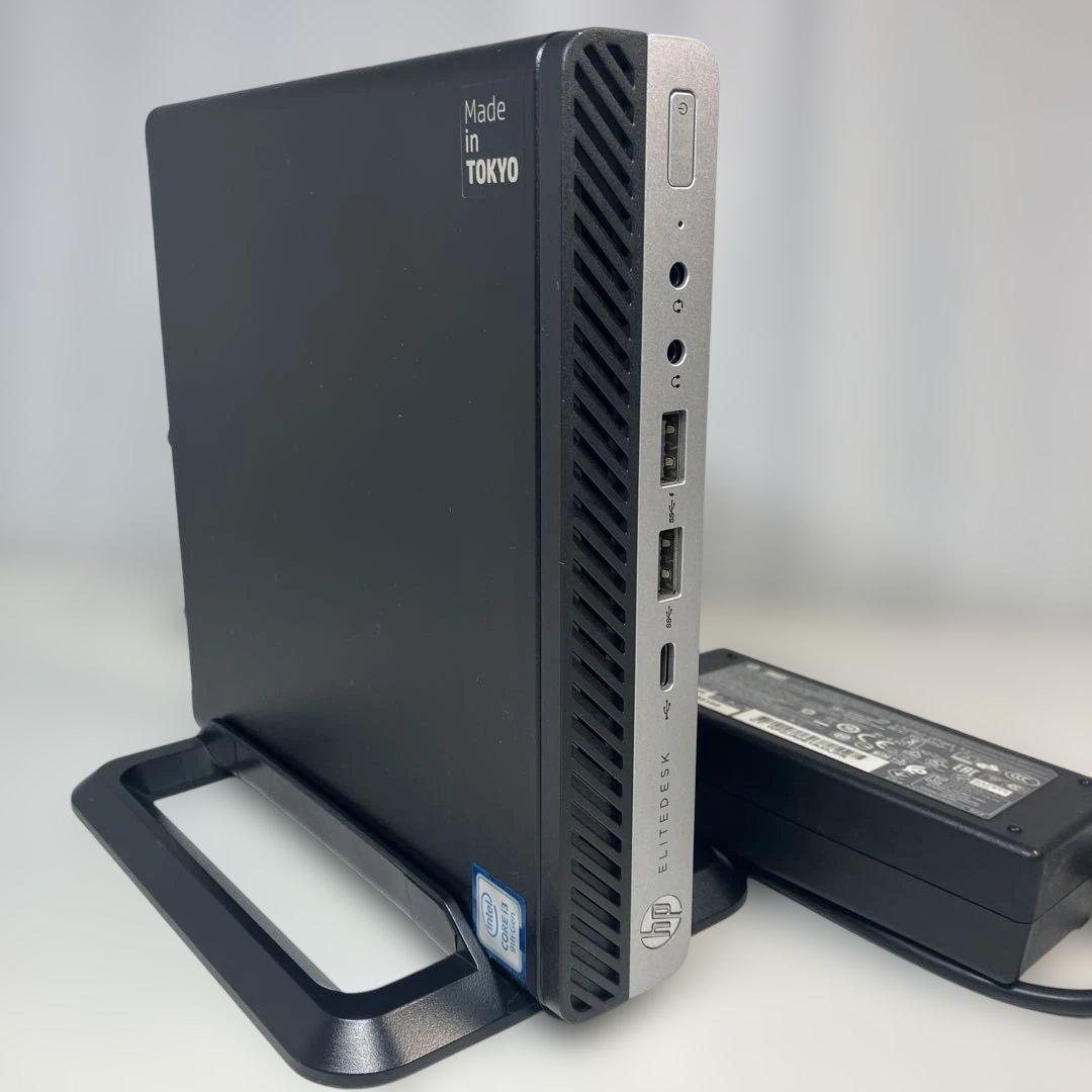 9世代！Core i3！HP EliteDesk800G5mini！ジャンク品！