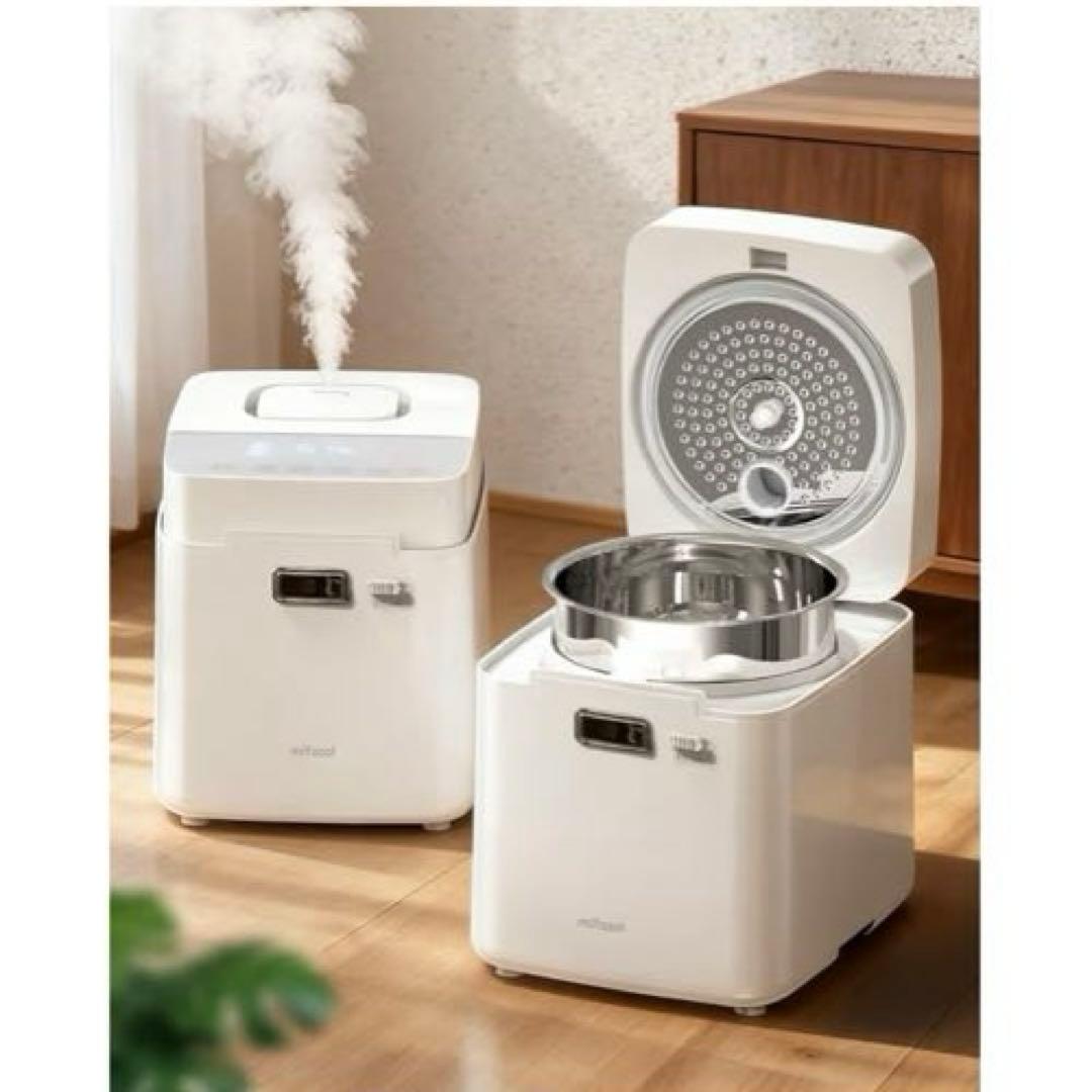 【新品】加湿器 スチーム式加熱式 3.3L大容量 お手入れ簡単 高温除菌