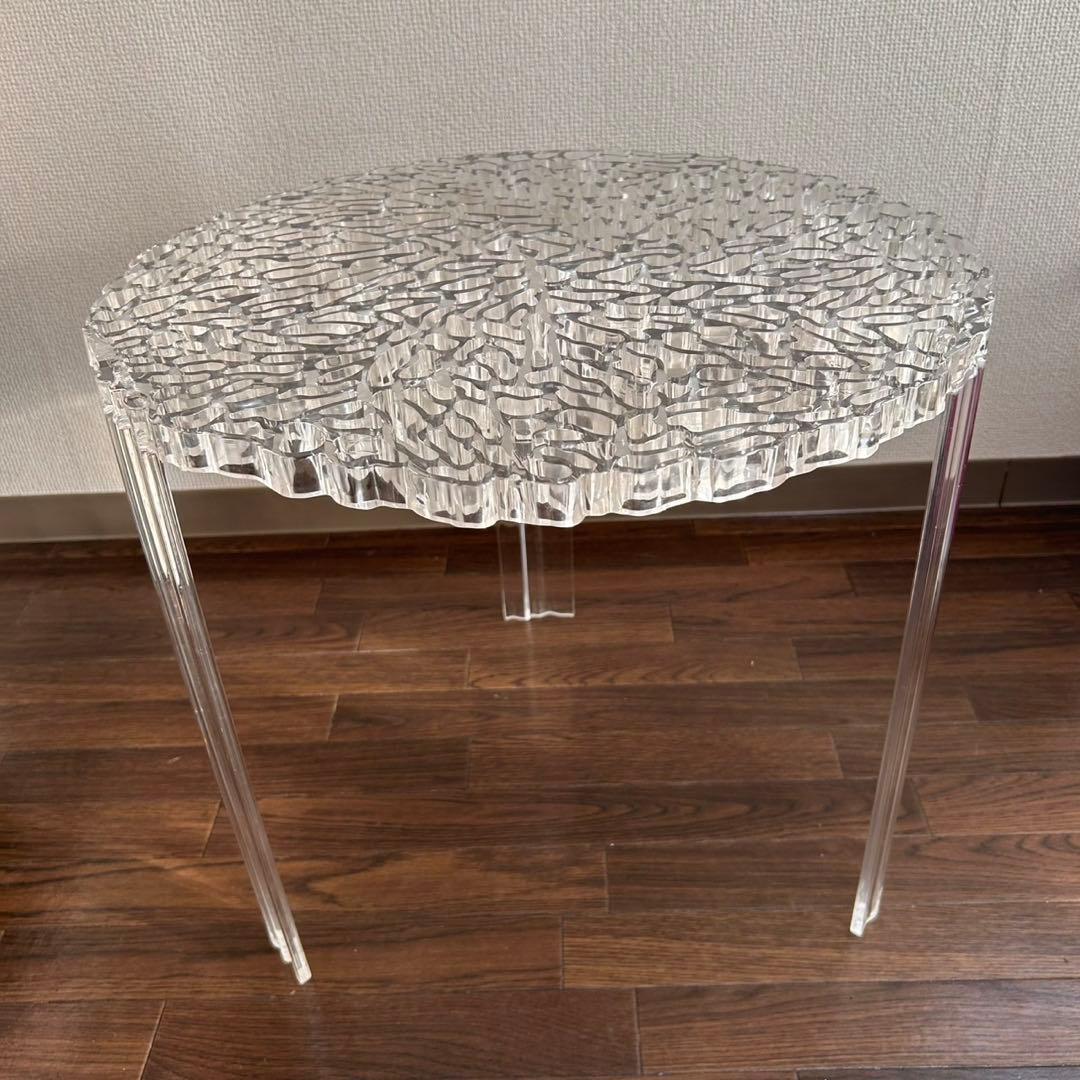 Kartell T-Table ハイ クリスタル