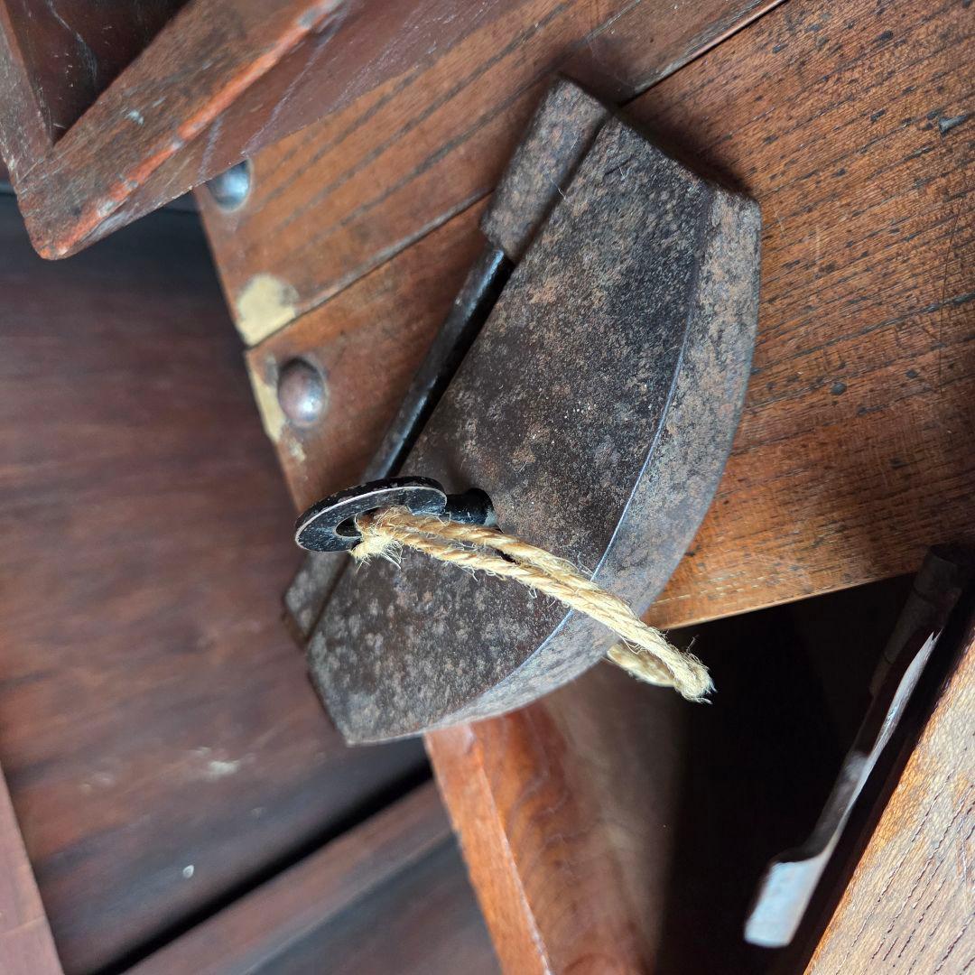 銭函　銭箱　マス付き　升箱　帳場　骨董　古民具　古道具　アンティーク