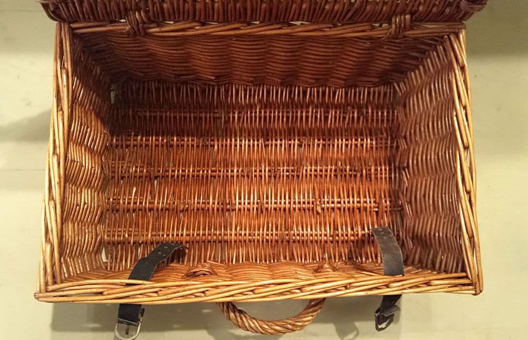 ◾️レア プレート付ラージサイズ バスケット　フォートナム&メイソン　ハンパー英国