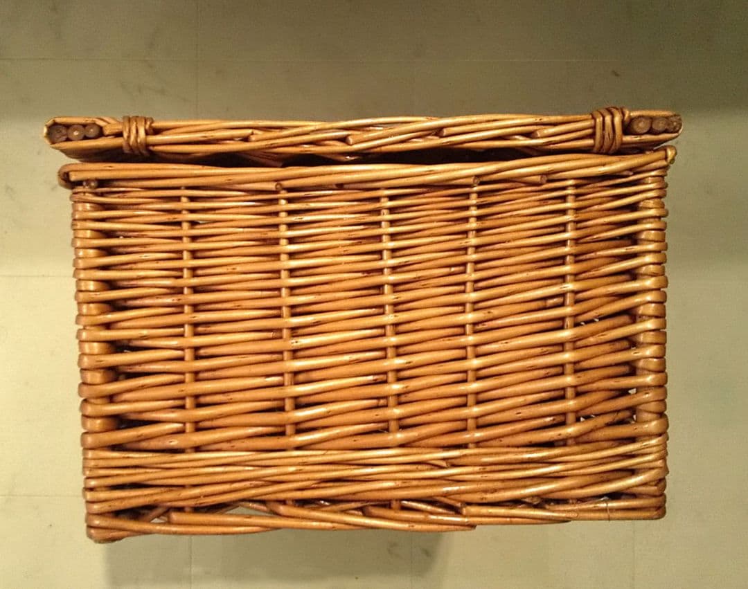 ◾️レア プレート付ラージサイズ バスケット　フォートナム&メイソン　ハンパー英国