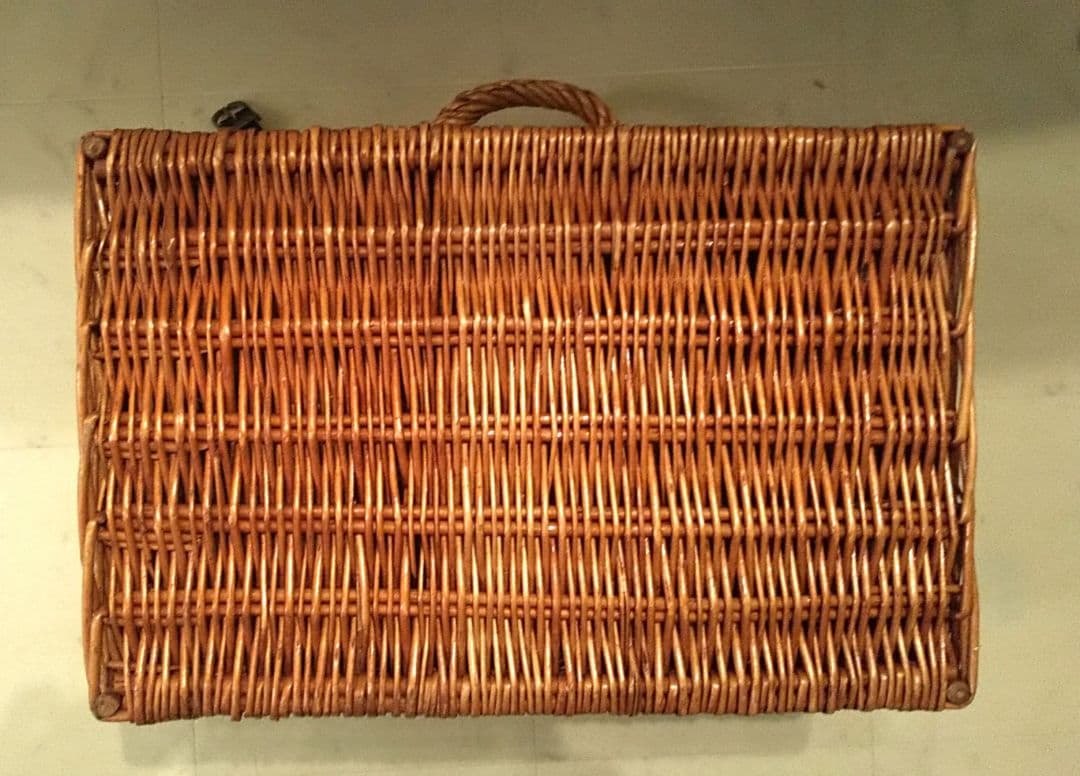 ◾️レア プレート付ラージサイズ バスケット　フォートナム&メイソン　ハンパー英国