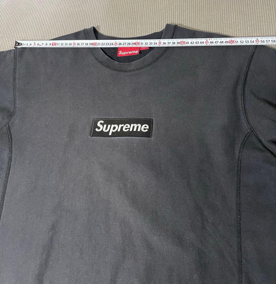 し*ん様 【初期】Supreme ボックスロゴ　XLブラック スウェット