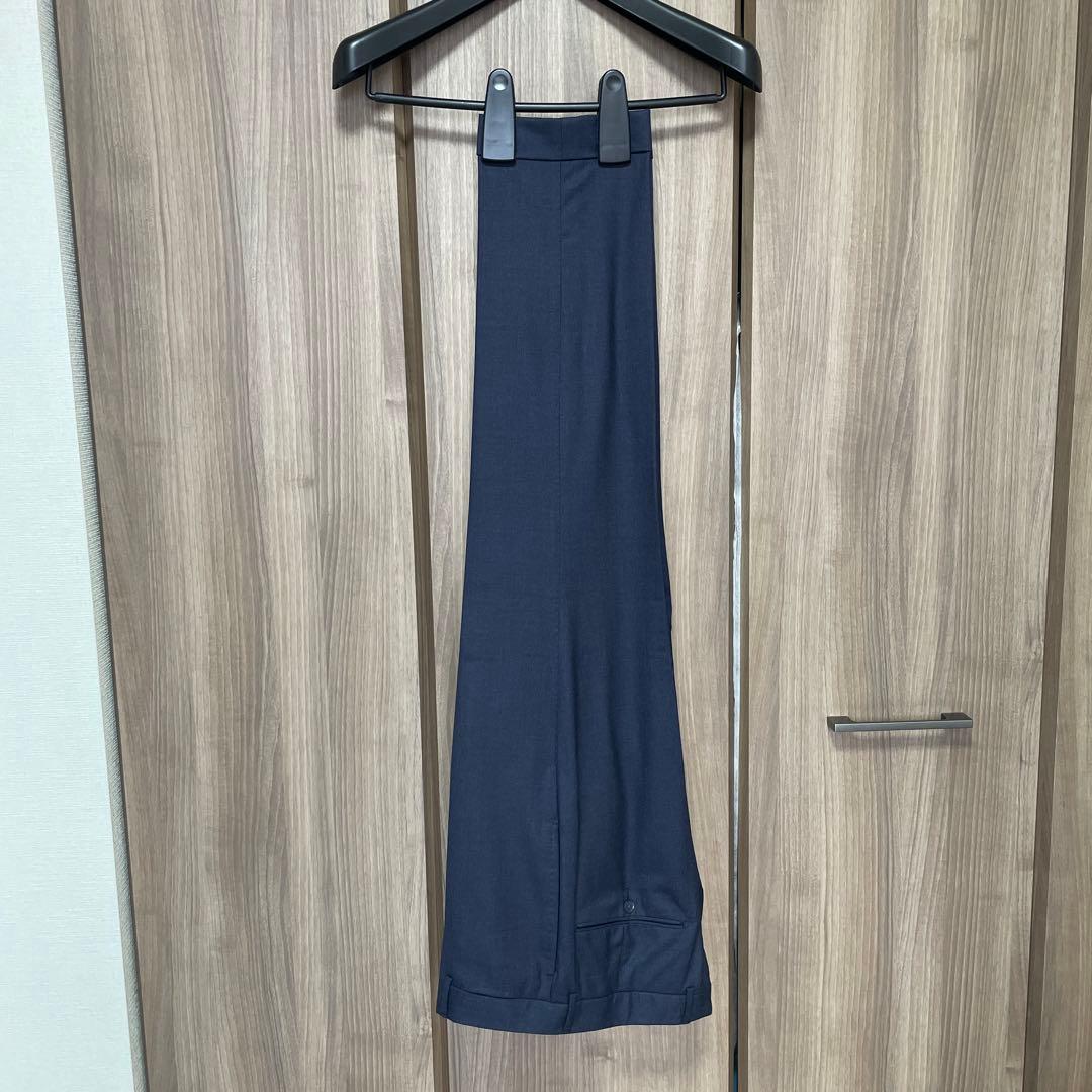 【極美品】【再値下げ】ネイビーウールパンツ トゥモローランドオリジナル