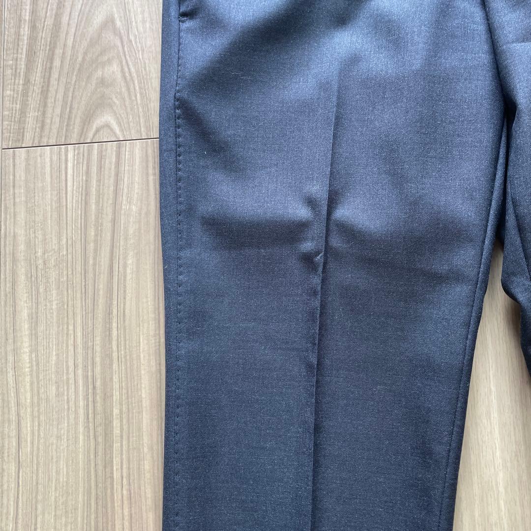【極美品】【再値下げ】ネイビーウールパンツ トゥモローランドオリジナル