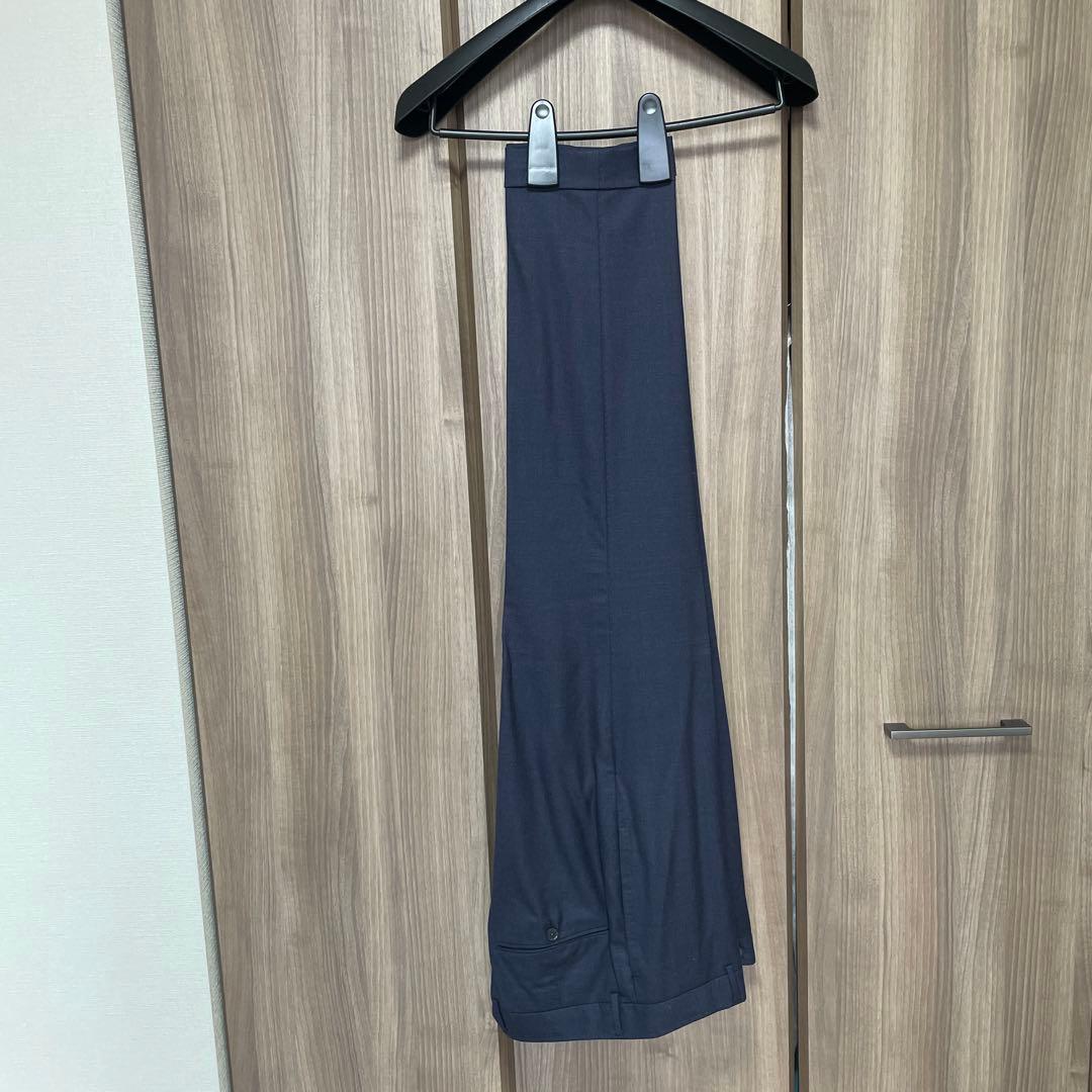 【極美品】【再値下げ】ネイビーウールパンツ トゥモローランドオリジナル