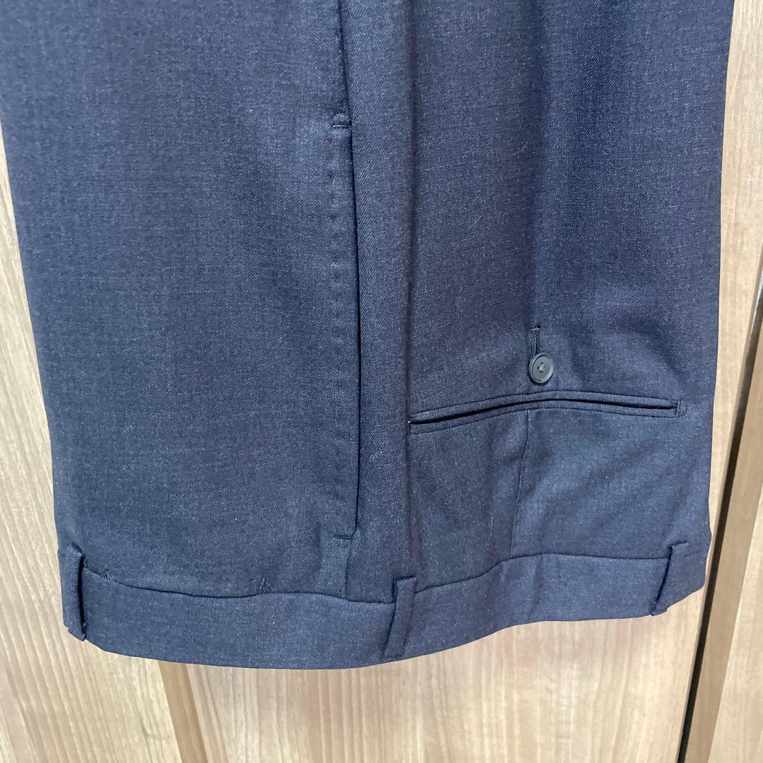 【極美品】【再値下げ】ネイビーウールパンツ トゥモローランドオリジナル