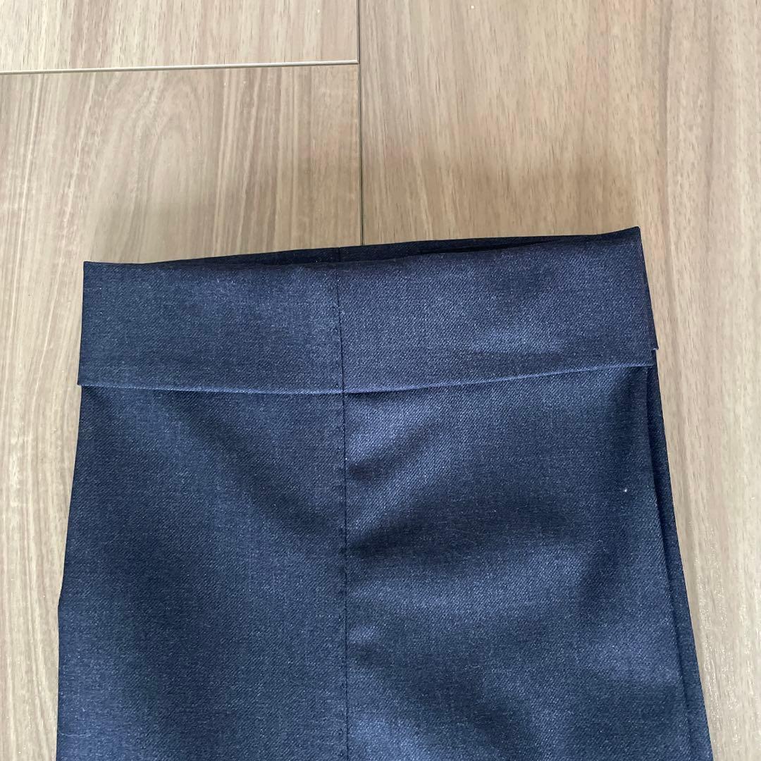 【極美品】【再値下げ】ネイビーウールパンツ トゥモローランドオリジナル