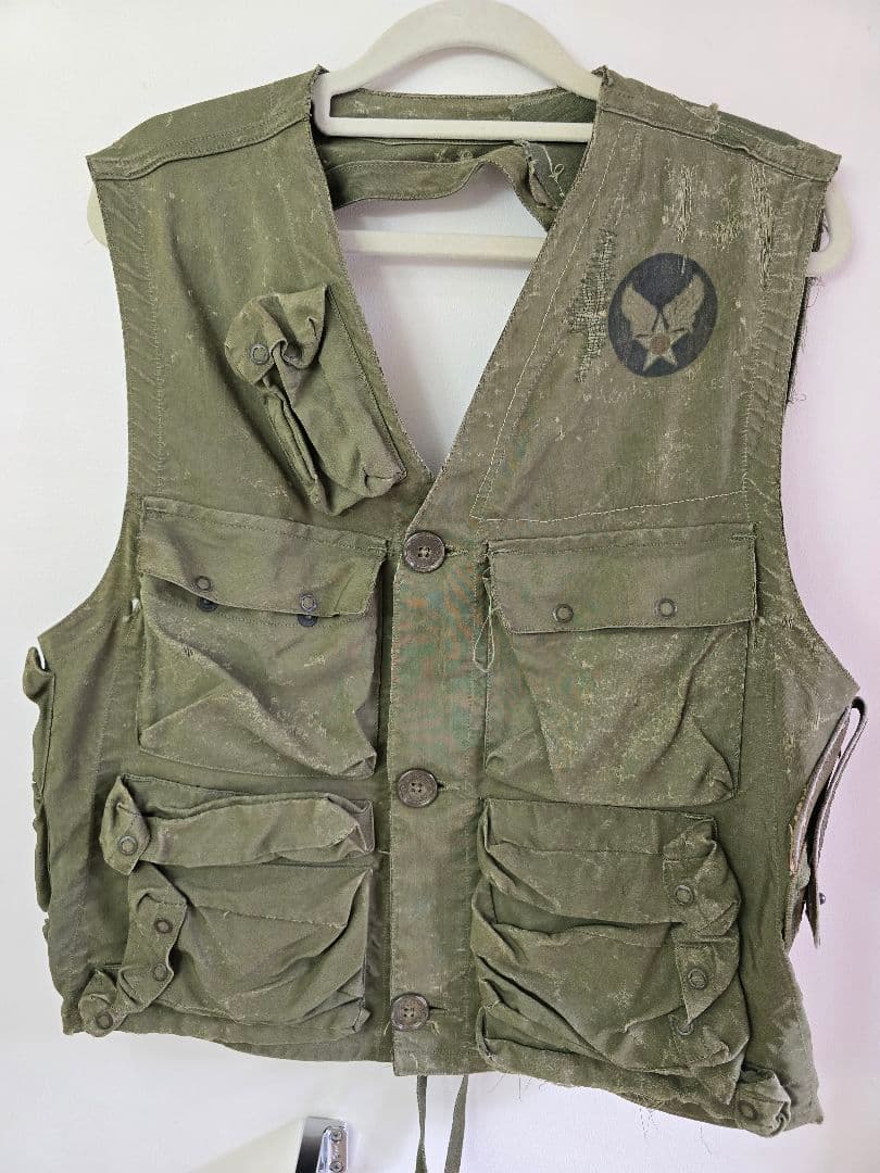 40s US AIR FORCE TYPE C-1 ベス ト アメリカ軍 ボロ