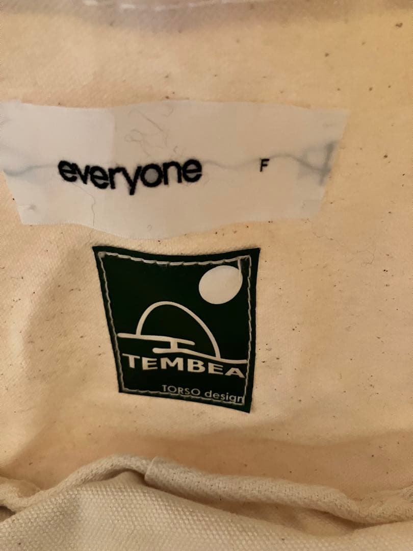 everyone×TEMBEA boston bag ennoy