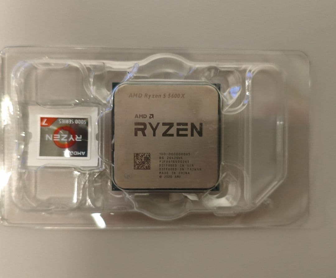 AMD Ryzen 5 5600x CPU + クーラーセット