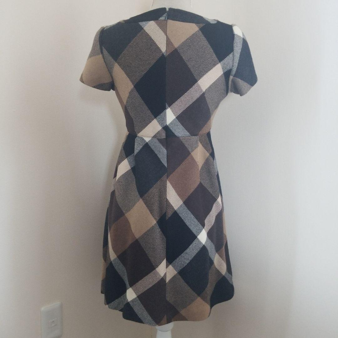 BURBERRYブルーレーベル チェック柄 半袖 ワンピース