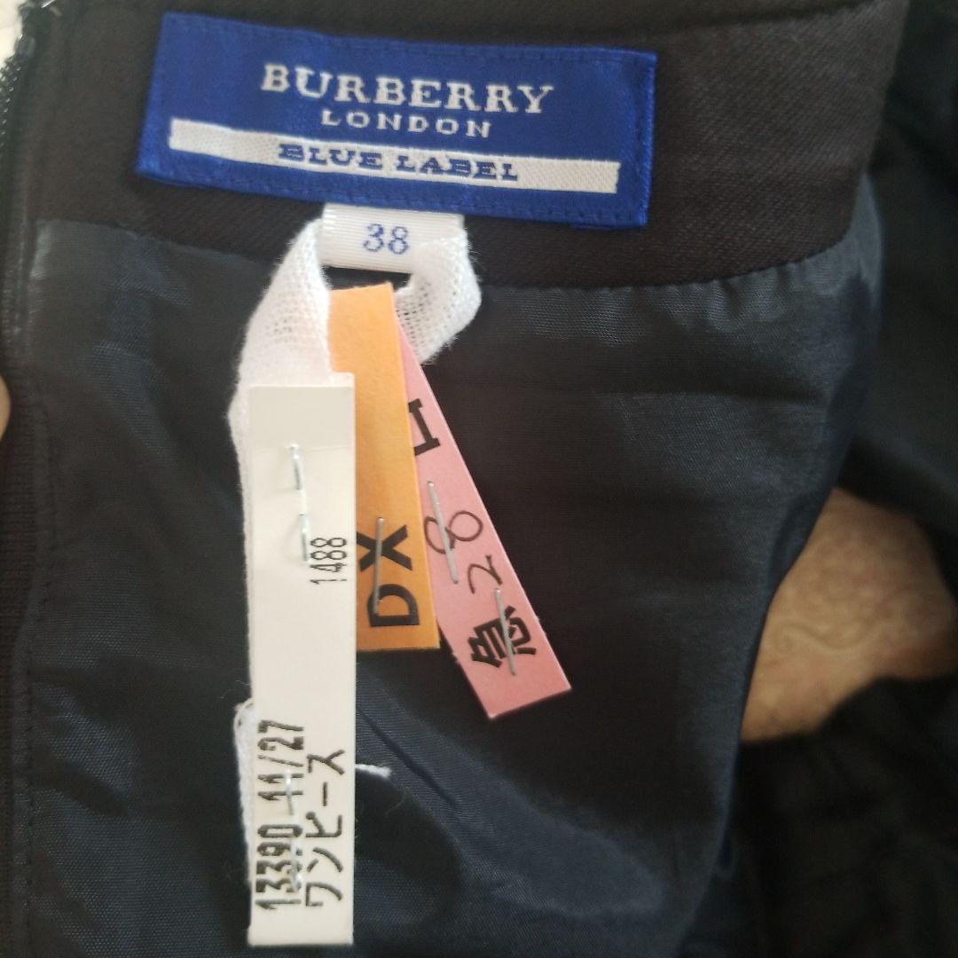 BURBERRYブルーレーベル チェック柄 半袖 ワンピース