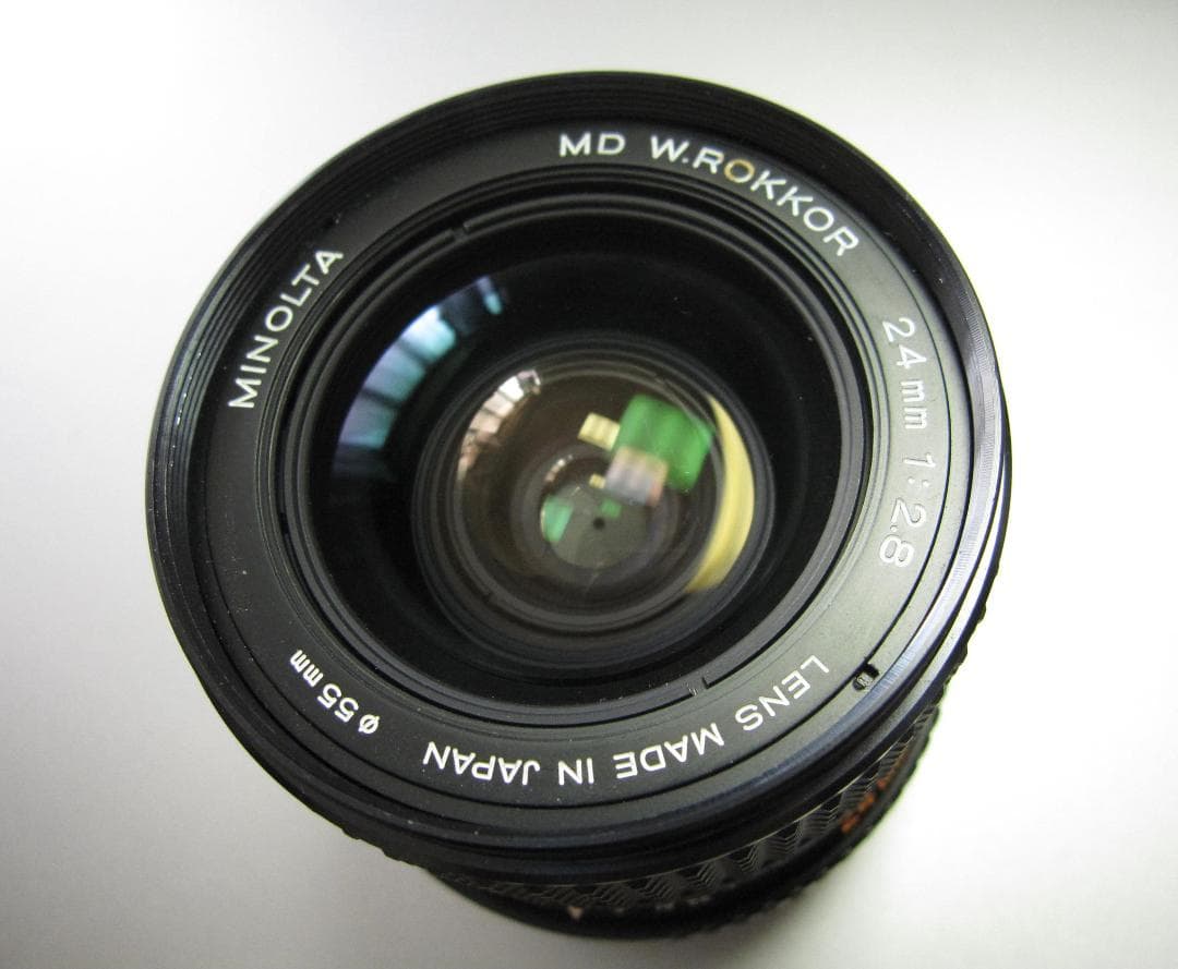 MINOLTA MD W.ROKKOR 24mm F2.8 ミノルタレンズ