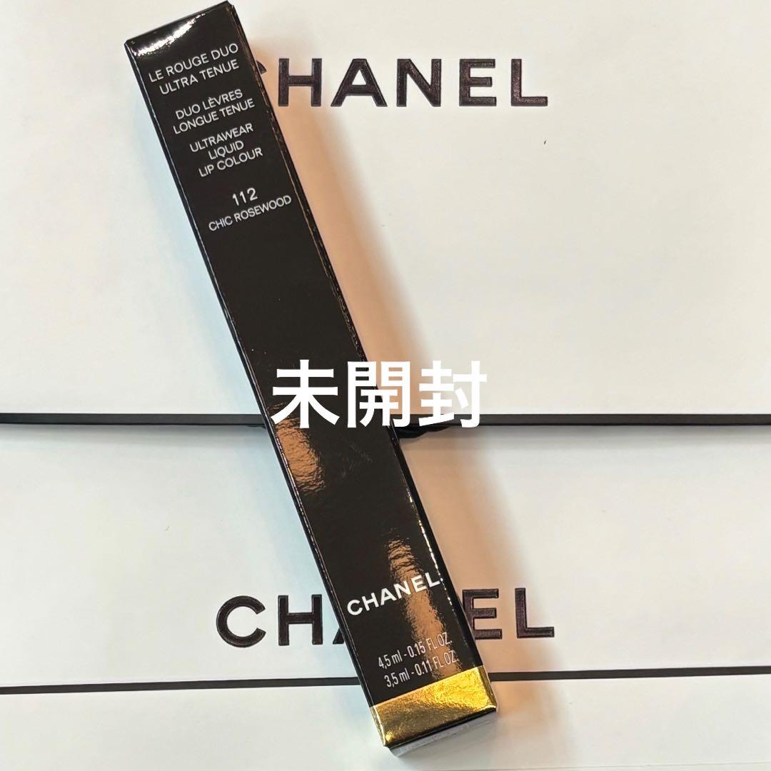 CHANEL ル ルージュ デュオ ウルトラトゥニュ112 シック ローズウッド