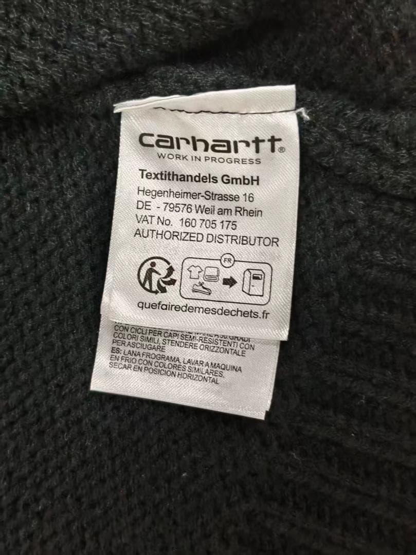 Carhartt デトロイトニット黒 ジャケットM