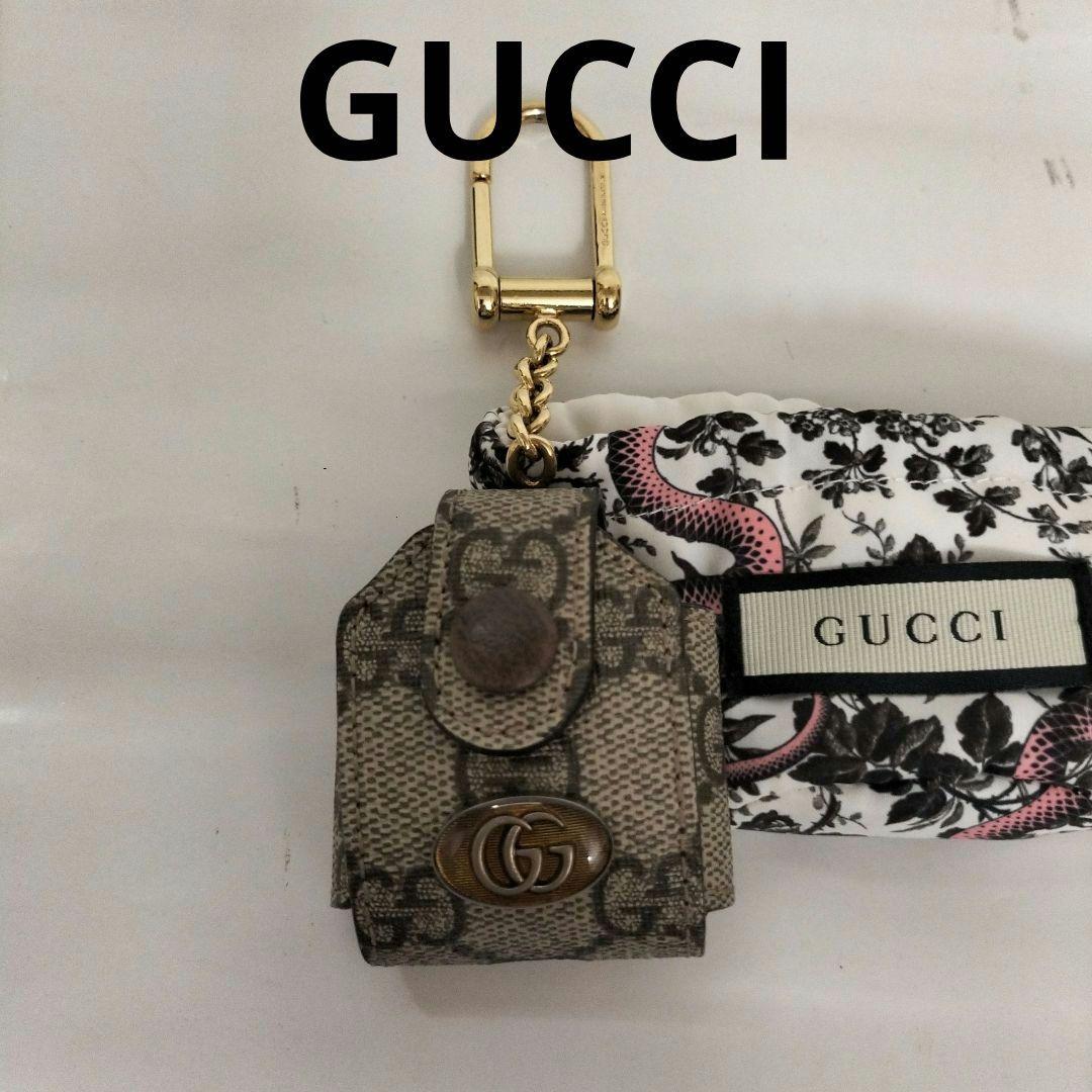 IAA09-14 グッチ GGスプリーム オフディア AirPodsケース