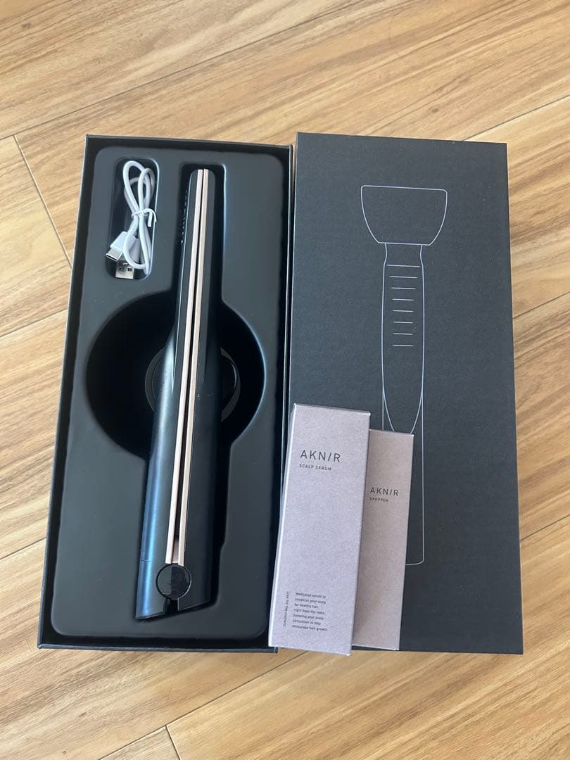 MEDULLA超音波アイロンおまけAKNIR ヘアスカルプセラム付
