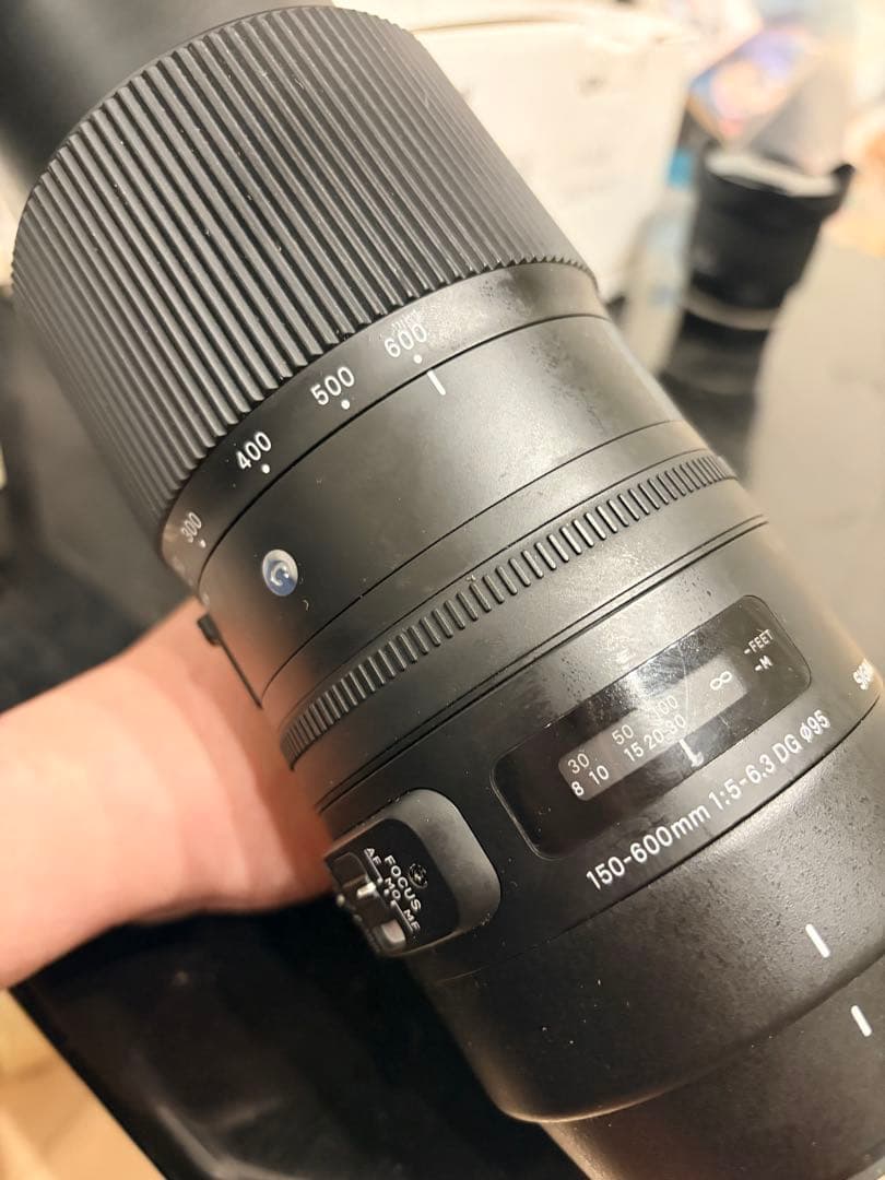 SIGMA 150-600mm F5-6.3 DG レンズ