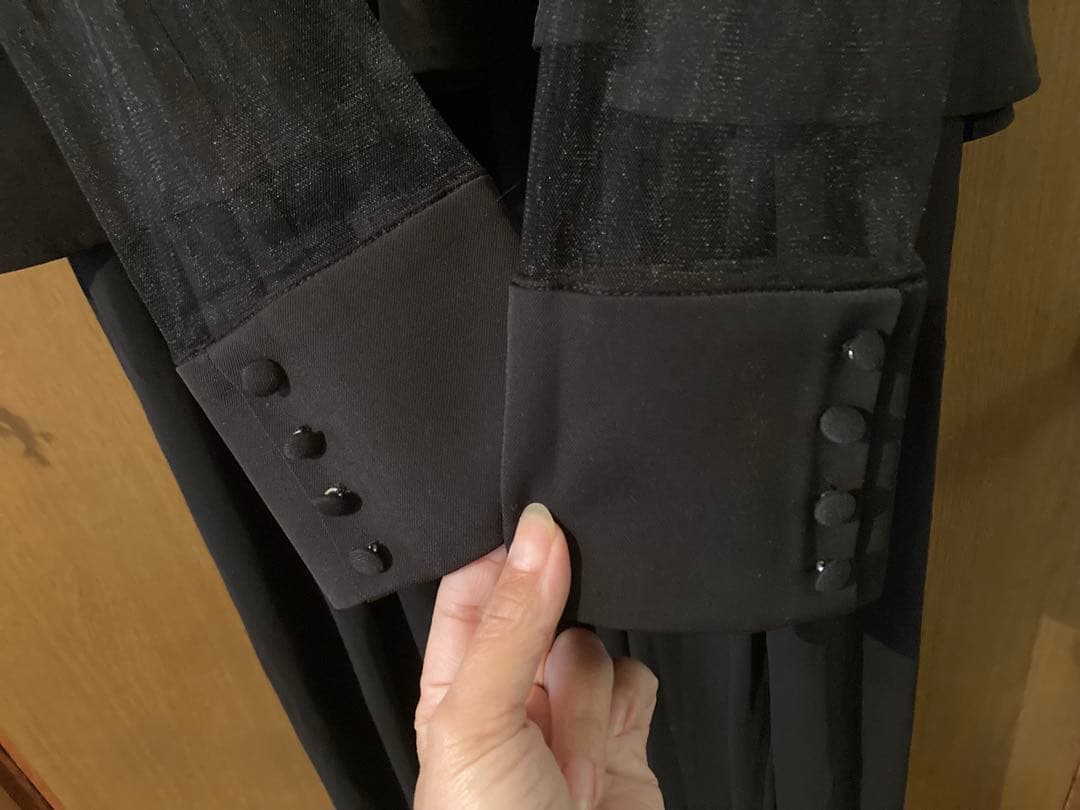 SOPHISTICATED PEPLUM DRESS アメリ　ameri