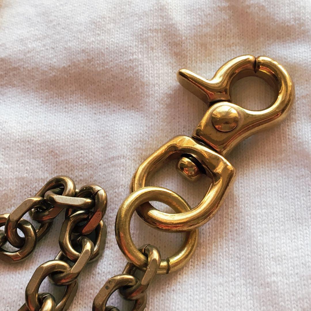 専用 真鍮小豆ウォレットチェーン×5 真鍮ナスカンウォレットチェーン×10