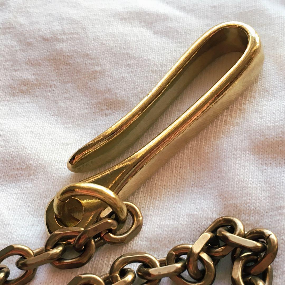 専用 真鍮小豆ウォレットチェーン×5 真鍮ナスカンウォレットチェーン×10