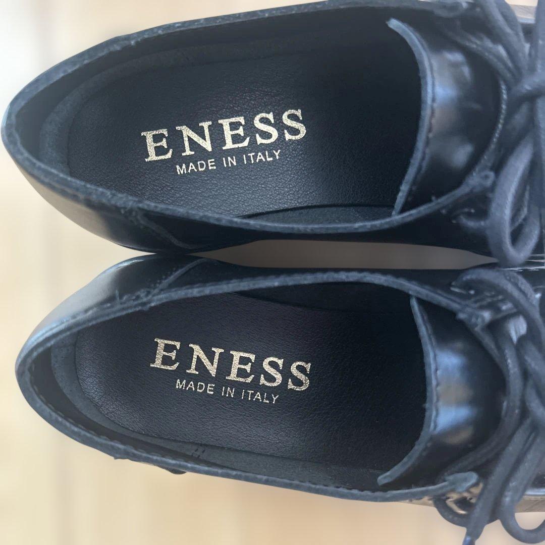 ENESS / エネス / チロリアンシューズ ブラック 36