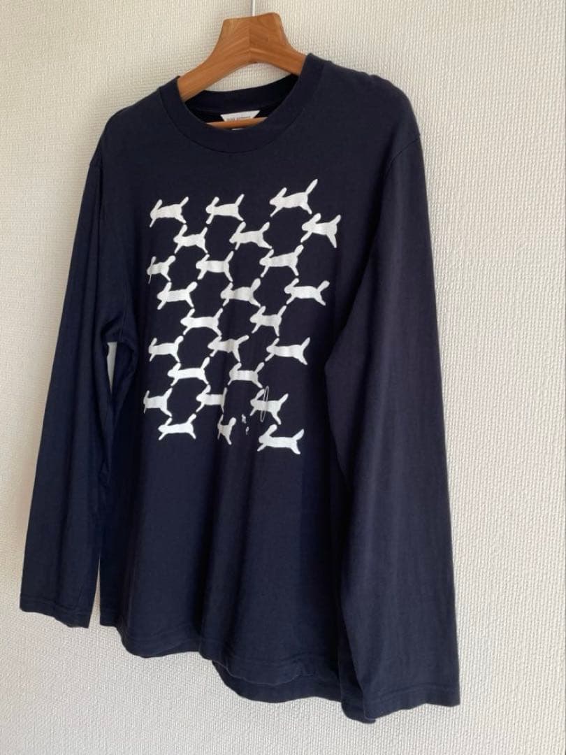 minä perhonen ミナ ペルホネン　長袖カットソープルオーバー　L