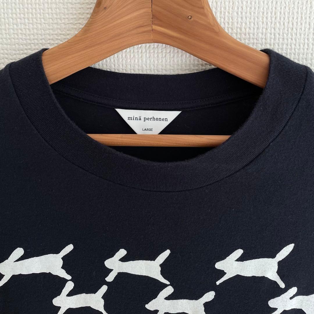 minä perhonen ミナ ペルホネン　長袖カットソープルオーバー　L