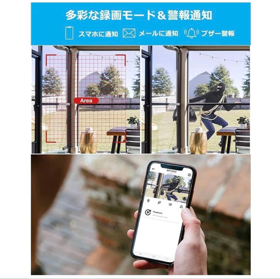 ZOSI 防犯カメラセット 4台 + DVR