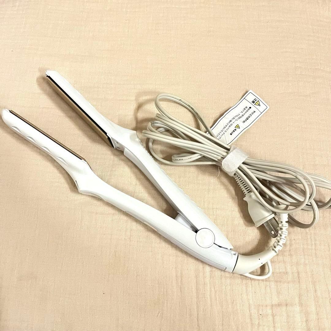 絹女 KINUJO ストレートアイロン ホワイト シルクプレート