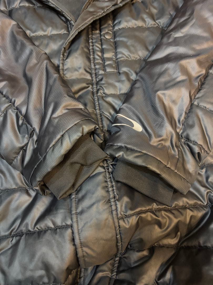 美品　oakleyオークリー　ロング　ベンチコート　防寒　黒/迷彩　人気