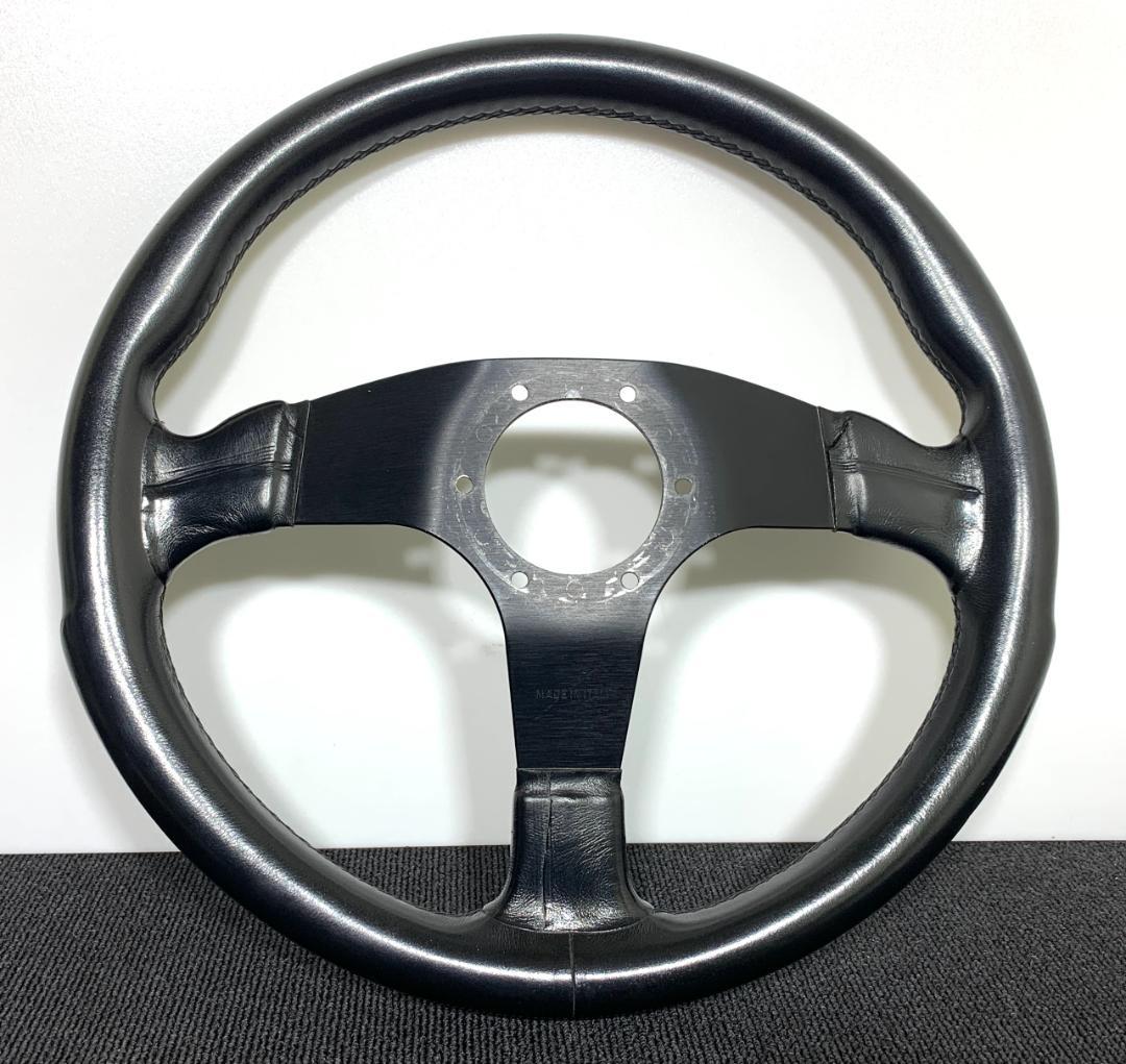 パーソナル フィッティパルディ モデル 本革ステアリング 35パイ 当時物 希少