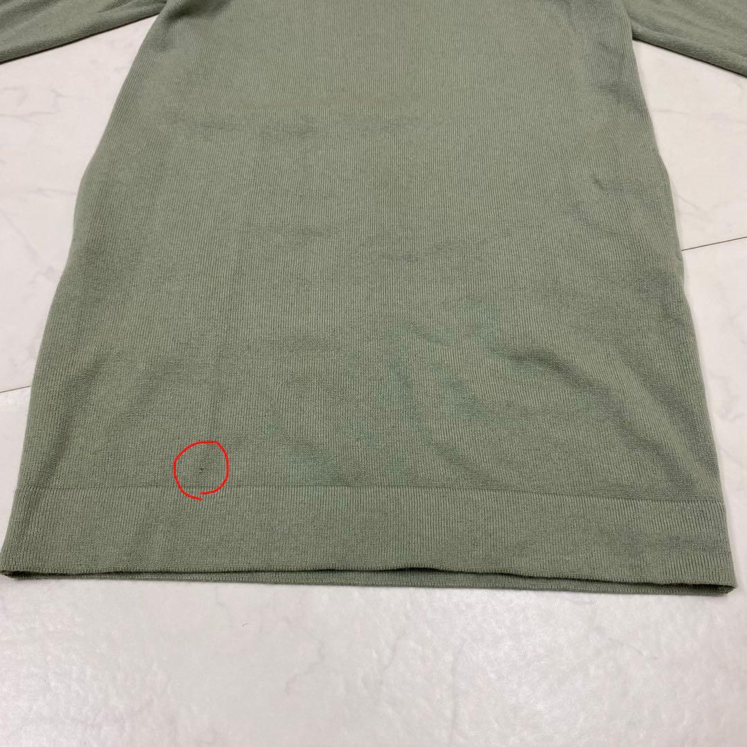 希少★FOXEY ニットワンピース ハイネック カシミヤ100％ 袖金ボタン42