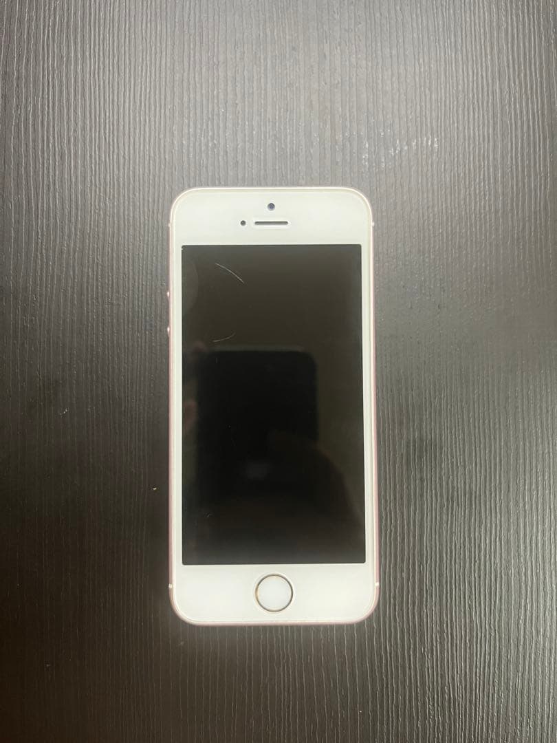 Apple iPhone SE ローズゴールド バッテリー残量91％！