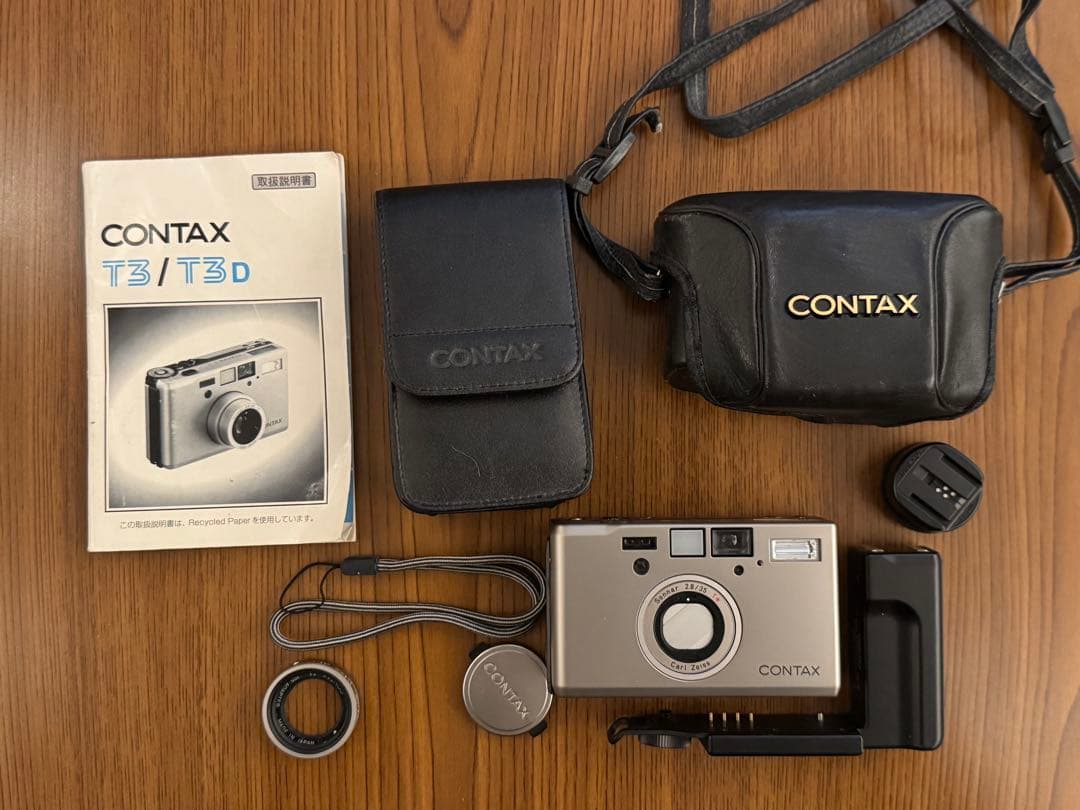 【美品】CONTAX T3 シルバー フィルムカメラ