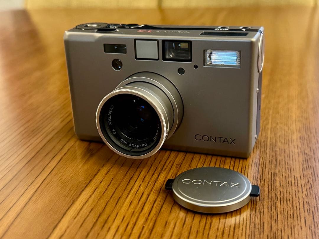 【美品】CONTAX T3 シルバー フィルムカメラ