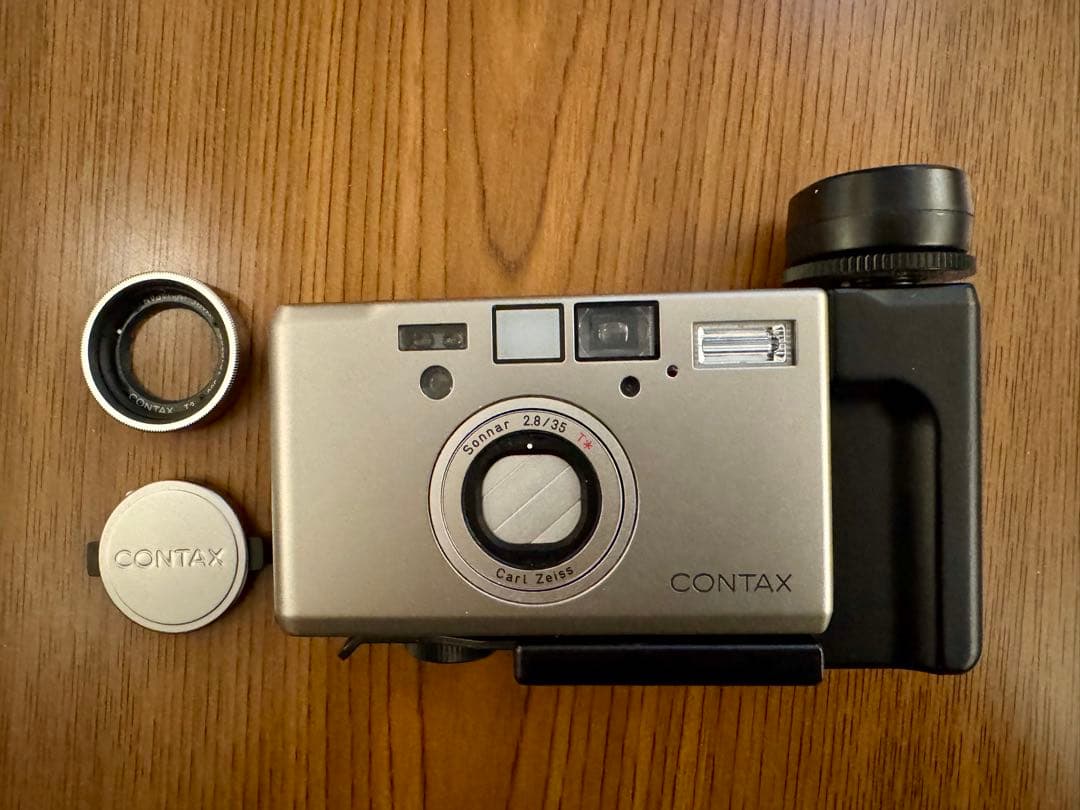 【美品】CONTAX T3 シルバー フィルムカメラ