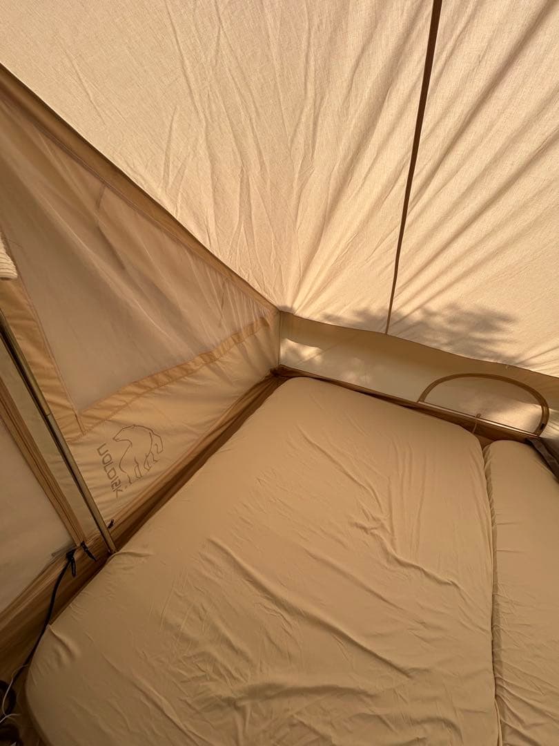 値下げ【厚さ10cm】WAQのダブルエアマット 美品