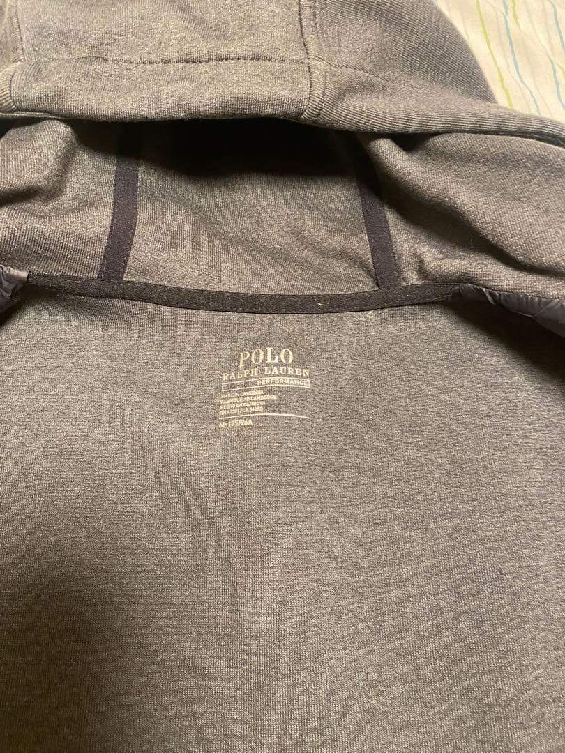 Polo Ralph Lauren フード付きダウンベスト グレー