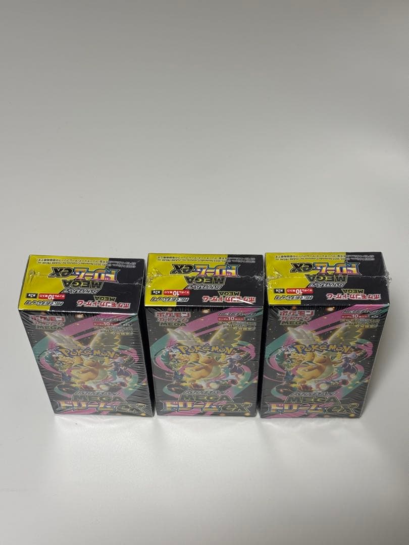 ポケモンカード MEGAドリームex シュリンク付き 3box