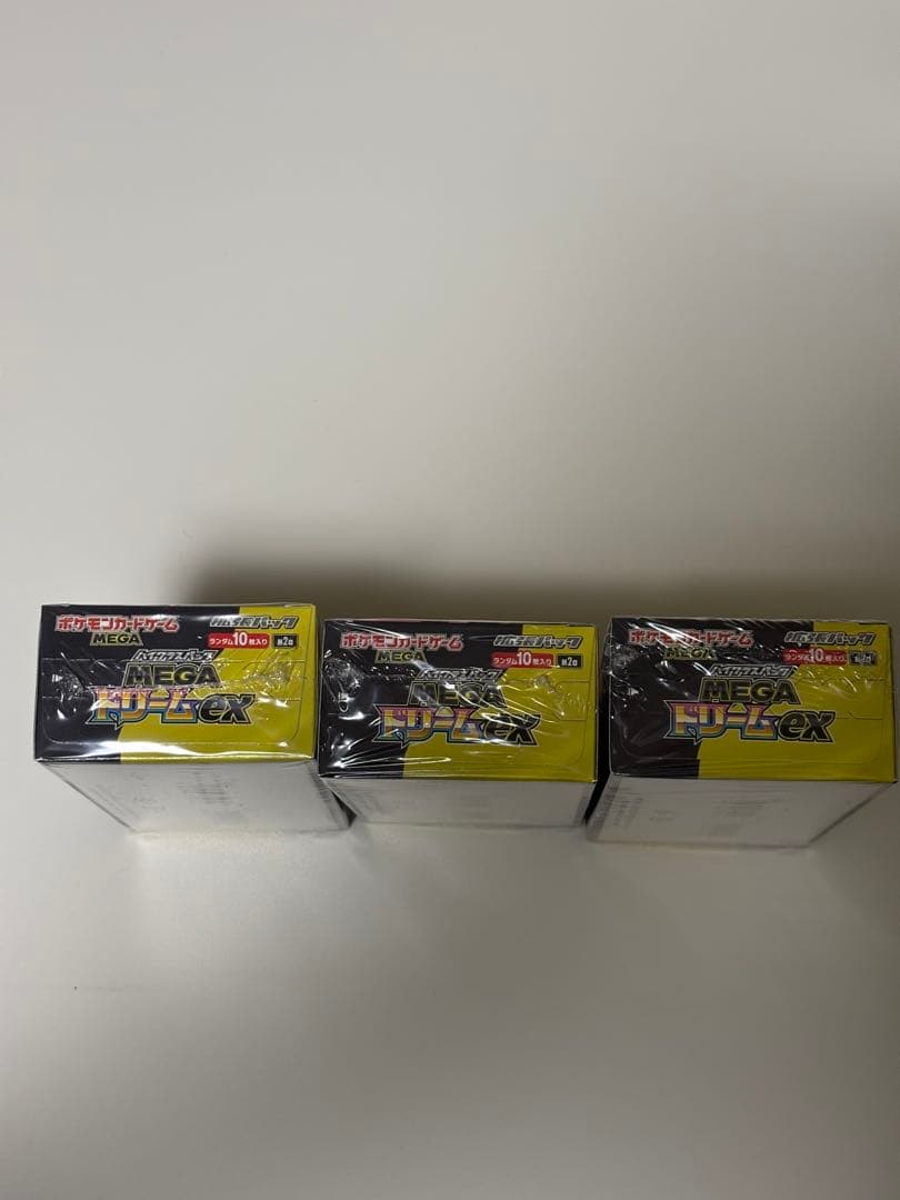 ポケモンカード MEGAドリームex シュリンク付き 3box