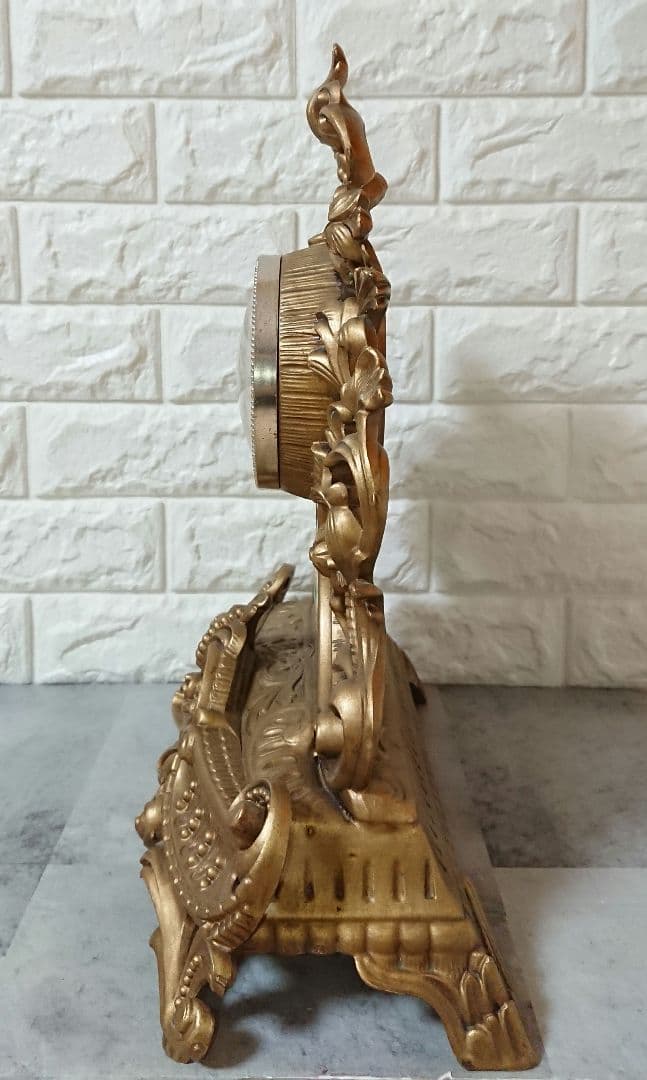 稀少 JUNGHANS ユンハンス クォーツ MOD.DEP アンティーク置時計