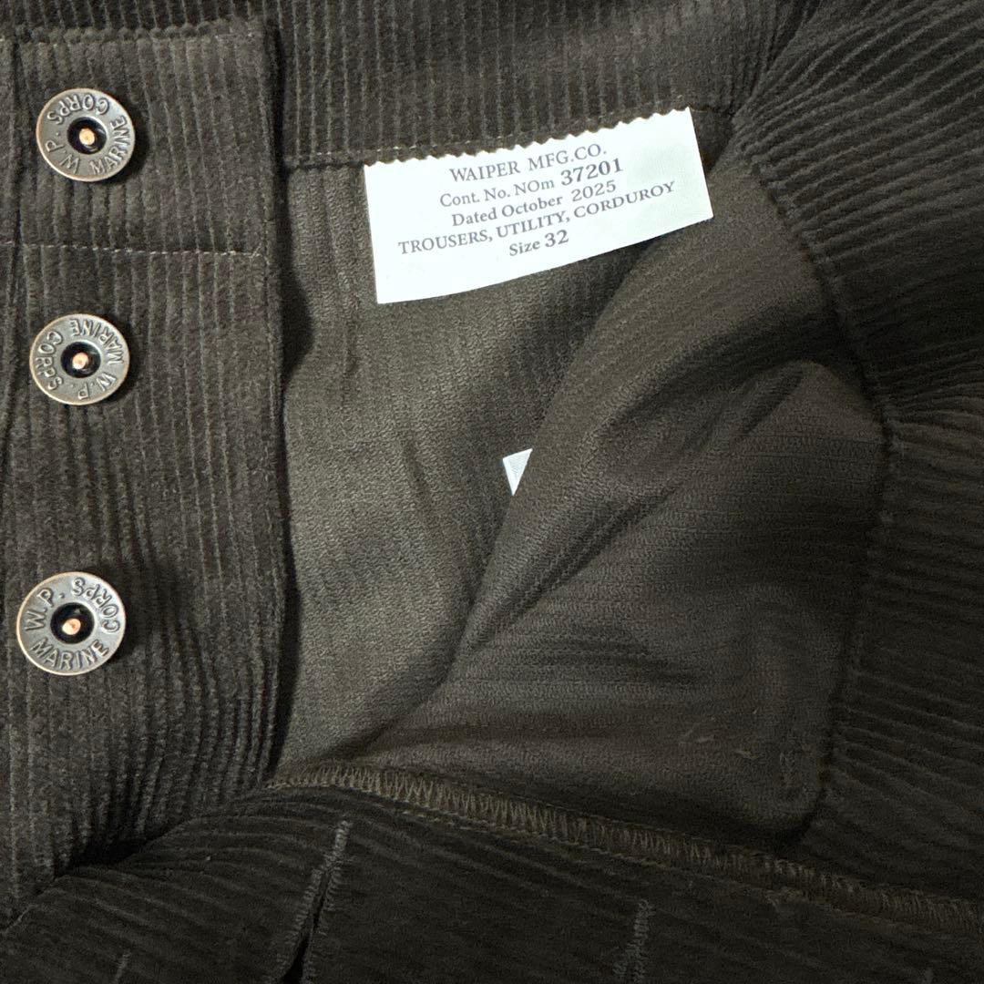 【WAIPER.inc】P41 コーデュロイパンツ　サイズ32