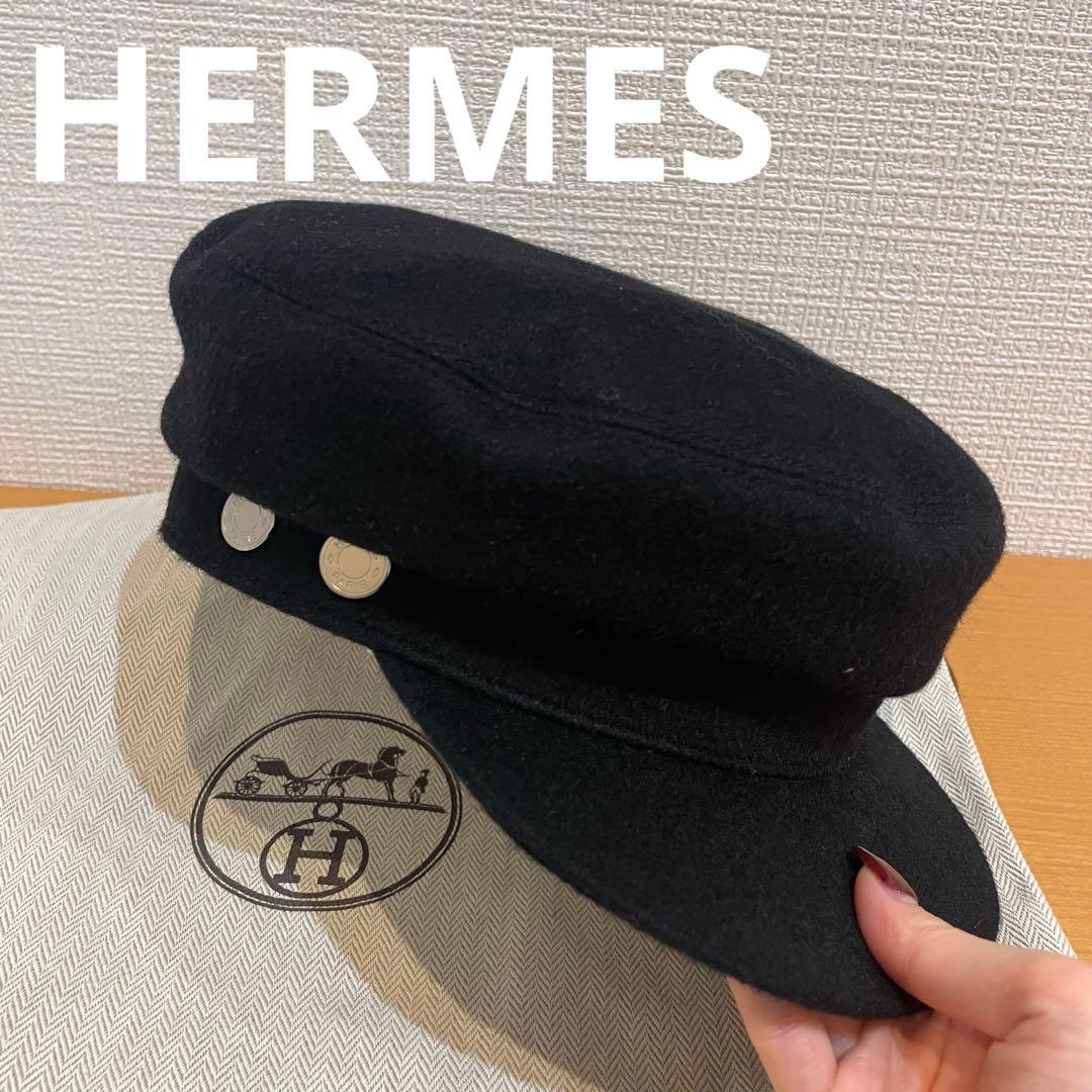 エルメス（HERMES）サントノーレ　カシミヤキャスケット　51S2510