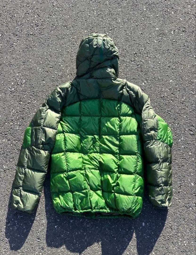 mont-bell スペリオダウンパーカー　グリーン　収納袋付き